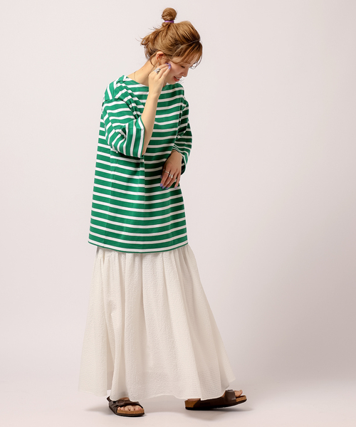 B.C STOCK(ベーセーストック)の「S/S BASQUE SHIRT(Tシャツ/カットソー・メンズ・グリーン/ブルー系その他・MEDIUM/LARGE)」の7枚目の写真