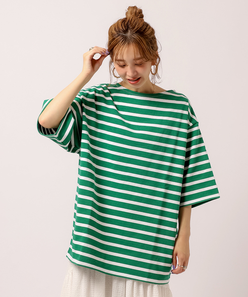 B.C STOCK(ベーセーストック)の「S/S BASQUE SHIRT(Tシャツ/カットソー・メンズ・グリーン/ブルー系その他・MEDIUM/LARGE)」の9枚目の写真