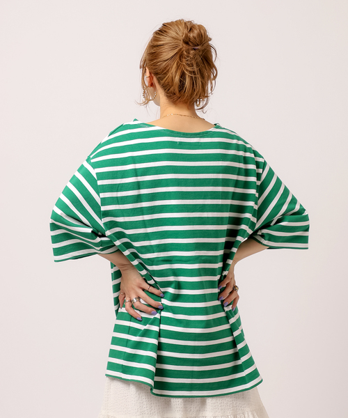 B.C STOCK(ベーセーストック)の「S/S BASQUE SHIRT(Tシャツ/カットソー・メンズ・グリーン/ブルー系その他・MEDIUM/LARGE)」の10枚目の写真