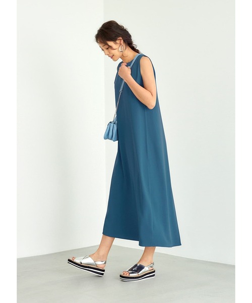 STYLE DELI(スタイルデリ)の「【LUXE】配色バックプリーツAラインワンピース(ワンピース・レディース・ピンク/ブルー・01/02)」の20枚目の写真