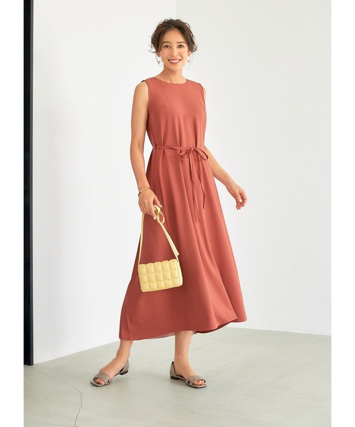 STYLE DELI(スタイルデリ)の「【LUXE】配色バックプリーツAラインワンピース(ワンピース・レディース・ピンク/ブルー・01/02)」の8枚目の写真