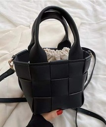 2wayクロス編みバッグ