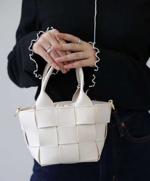 2wayクロス編みバッグ（ショルダーバッグ）｜deux amour