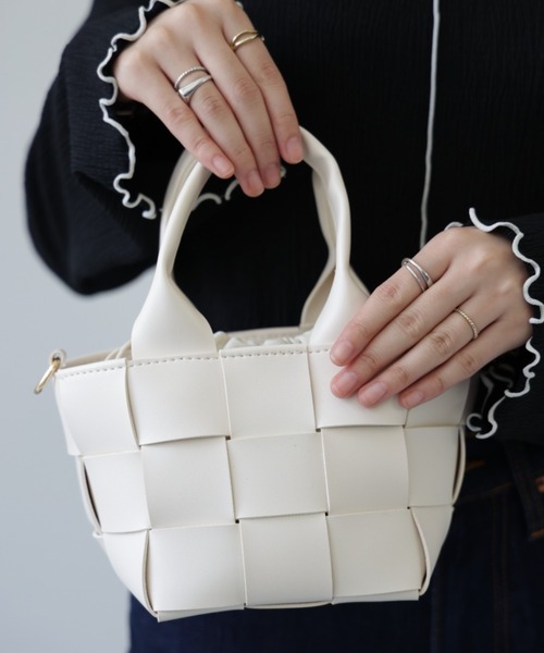 編みバッグ FREAK'S STORE/トライアングル 編みバッグ｜Daytona Park