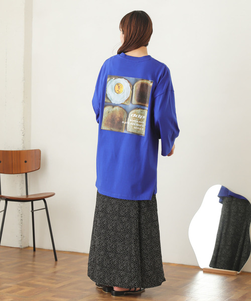 SENSE OF PLACE by URBAN RESEARCH(センスオブプレイスバイアーバンリサーチ)の「『別注』『ユニセックス』ddp×SENSE OF PLACE エクストラルーズTシャツ C(Tシャツ/カットソー・メンズ・ロイヤルブルー/ブラック/ホワイト・MEDIUM/LARGE)」の18枚目の写真