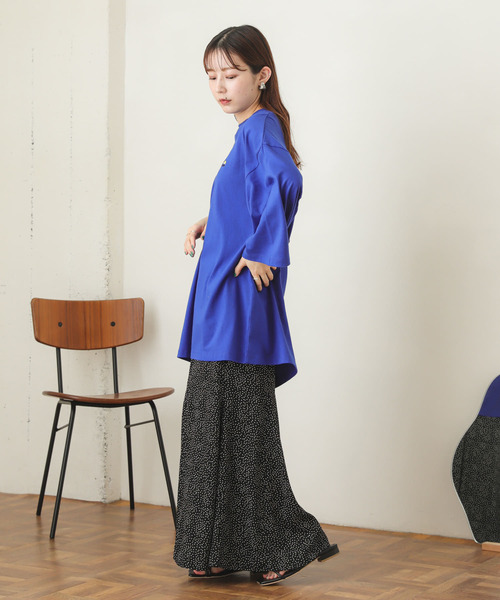 SENSE OF PLACE by URBAN RESEARCH(センスオブプレイスバイアーバンリサーチ)の「『別注』『ユニセックス』ddp×SENSE OF PLACE エクストラルーズTシャツ C(Tシャツ/カットソー・メンズ・ロイヤルブルー/ブラック/ホワイト・MEDIUM/LARGE)」の17枚目の写真