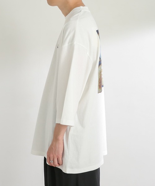 SENSE OF PLACE by URBAN RESEARCH(センスオブプレイスバイアーバンリサーチ)の「『別注』『ユニセックス』ddp×SENSE OF PLACE エクストラルーズTシャツ C(Tシャツ/カットソー・メンズ・ロイヤルブルー/ブラック/ホワイト・MEDIUM/LARGE)」の15枚目の写真