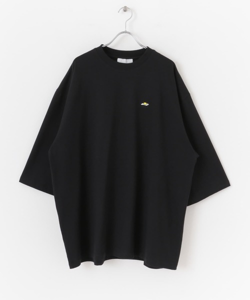 SENSE OF PLACE by URBAN RESEARCH(センスオブプレイスバイアーバンリサーチ)の「『別注』『ユニセックス』ddp×SENSE OF PLACE エクストラルーズTシャツ C(Tシャツ/カットソー・メンズ・ロイヤルブルー/ブラック/ホワイト・MEDIUM/LARGE)」の4枚目の写真
