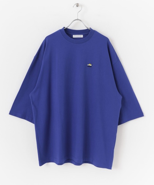 SENSE OF PLACE by URBAN RESEARCH(センスオブプレイスバイアーバンリサーチ)の「『別注』『ユニセックス』ddp×SENSE OF PLACE エクストラルーズTシャツ C(Tシャツ/カットソー・メンズ・ロイヤルブルー/ブラック/ホワイト・MEDIUM/LARGE)」の5枚目の写真