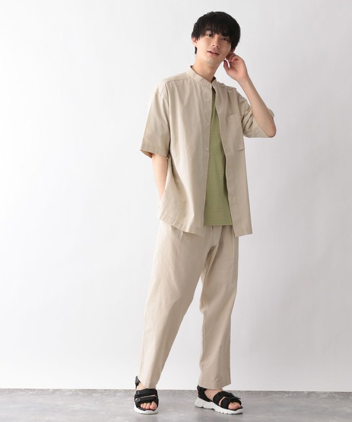 GLOBAL WORK(グローバルワーク)の「リネンミックスリラックスパンツ/275456(その他パンツ・メンズ・ダークブラウン/カーキ/その他/ホワイト系その他2・SMALL/MEDIUM/LARGE)」の6枚目の写真