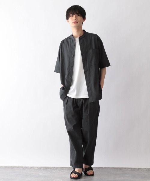 GLOBAL WORK(グローバルワーク)の「リネンミックスリラックスパンツ/275456(その他パンツ・メンズ・ダークブラウン/カーキ/その他/ホワイト系その他2・SMALL/MEDIUM/LARGE)」の10枚目の写真
