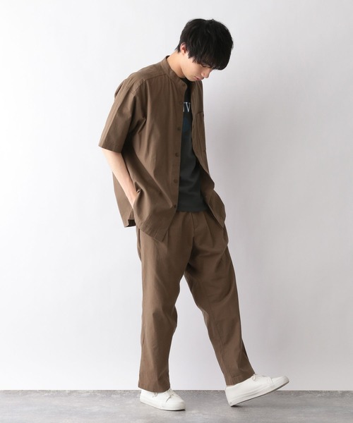 GLOBAL WORK(グローバルワーク)の「リネンミックスリラックスパンツ/275456(その他パンツ・メンズ・ダークブラウン/カーキ/その他/ホワイト系その他2・SMALL/MEDIUM/LARGE)」の14枚目の写真