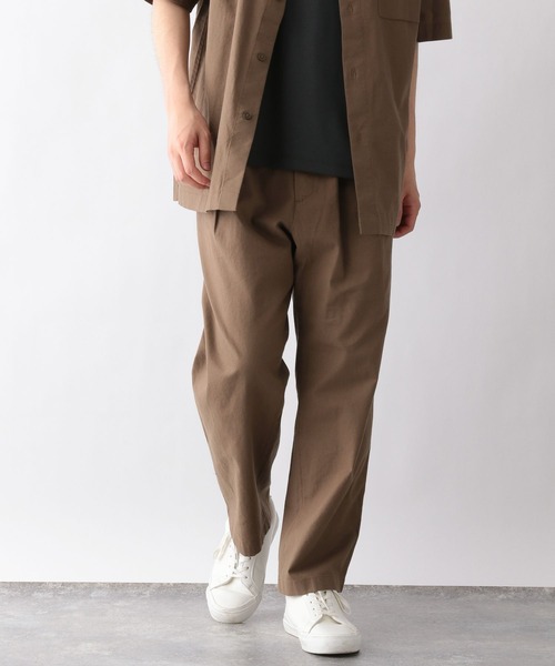 GLOBAL WORK(グローバルワーク)の「リネンミックスリラックスパンツ/275456(その他パンツ・メンズ・ダークブラウン/カーキ/その他/ホワイト系その他2・SMALL/MEDIUM/LARGE)」の15枚目の写真