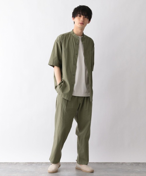GLOBAL WORK(グローバルワーク)の「リネンミックスリラックスパンツ/275456(その他パンツ・メンズ・ダークブラウン/カーキ/その他/ホワイト系その他2・SMALL/MEDIUM/LARGE)」の17枚目の写真