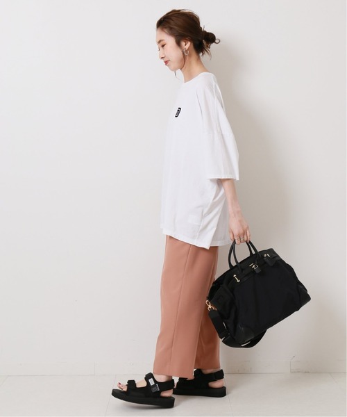 TICCA（ティッカ）の「【TICCA/ティッカ】 別注DAVID MOLLISONスクエアTシャツ（Tシャツ/カットソー・レディース・ブルー系その他/イエロー/ホワイト・FREE）」の5枚目の写真