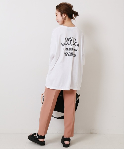 TICCA（ティッカ）の「【TICCA/ティッカ】 別注DAVID MOLLISONスクエアTシャツ（Tシャツ/カットソー・レディース・ブルー系その他/イエロー/ホワイト・FREE）」の7枚目の写真