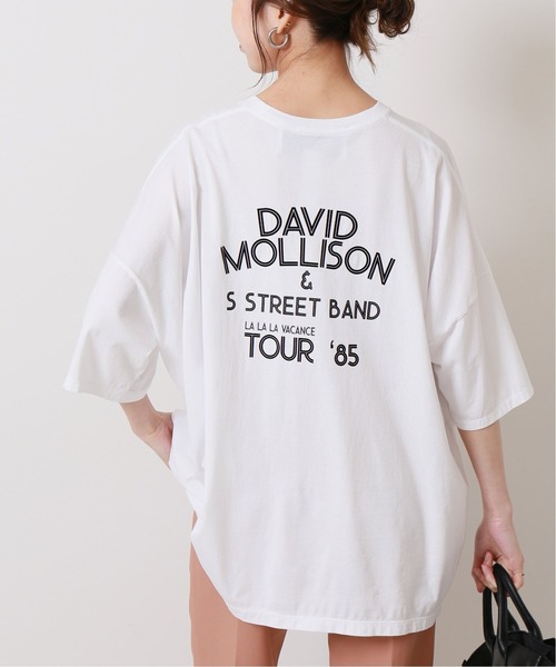 TICCA（ティッカ）の「【TICCA/ティッカ】 別注DAVID MOLLISONスクエアTシャツ（Tシャツ/カットソー・レディース・ブルー系その他/イエロー/ホワイト・FREE）」の10枚目の写真