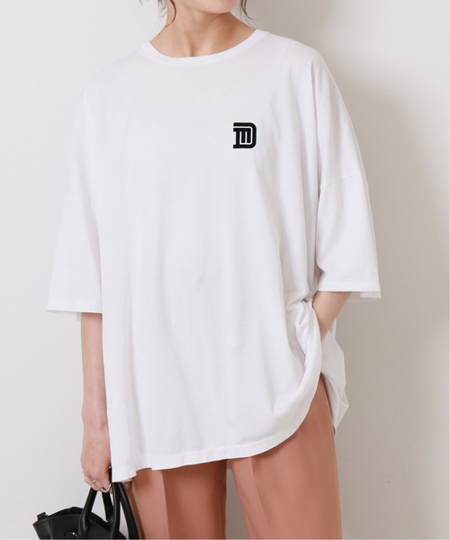 TICCA（ティッカ）の「【TICCA/ティッカ】 別注DAVID MOLLISONスクエアTシャツ（Tシャツ/カットソー・レディース・ブルー系その他/イエロー/ホワイト・FREE）」の11枚目の写真