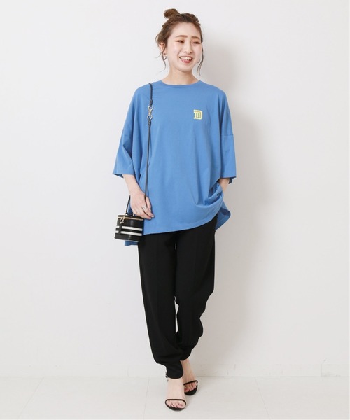 TICCA（ティッカ）の「【TICCA/ティッカ】 別注DAVID MOLLISONスクエアTシャツ（Tシャツ/カットソー・レディース・ブルー系その他/イエロー/ホワイト・FREE）」の14枚目の写真