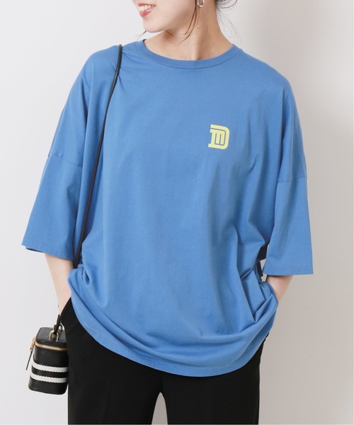 TICCA（ティッカ）の「【TICCA/ティッカ】 別注DAVID MOLLISONスクエアTシャツ（Tシャツ/カットソー・レディース・ブルー系その他/イエロー/ホワイト・FREE）」の17枚目の写真