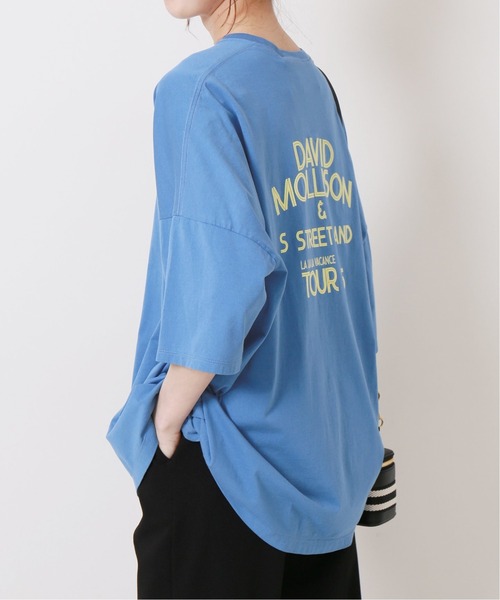 TICCA（ティッカ）の「【TICCA/ティッカ】 別注DAVID MOLLISONスクエアTシャツ（Tシャツ/カットソー・レディース・ブルー系その他/イエロー/ホワイト・FREE）」の18枚目の写真