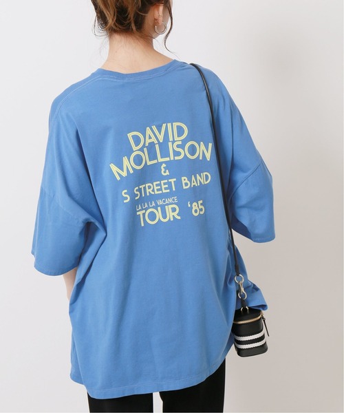 TICCA（ティッカ）の「【TICCA/ティッカ】 別注DAVID MOLLISONスクエアTシャツ（Tシャツ/カットソー・レディース・ブルー系その他/イエロー/ホワイト・FREE）」の19枚目の写真
