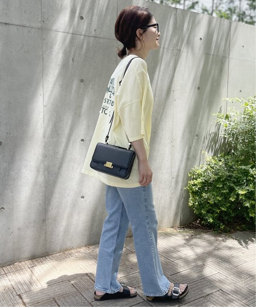 TICCA（ティッカ）の「【TICCA/ティッカ】 別注DAVID MOLLISONスクエアTシャツ（Tシャツ/カットソー・レディース・ブルー系その他/イエロー/ホワイト・FREE）」の21枚目の写真