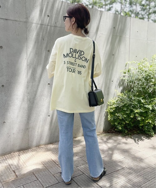 TICCA（ティッカ）の「【TICCA/ティッカ】 別注DAVID MOLLISONスクエアTシャツ（Tシャツ/カットソー・レディース・ブルー系その他/イエロー/ホワイト・FREE）」の22枚目の写真