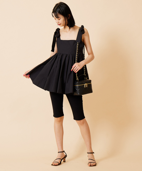U by SPICK&SPAN(ユーバイスピックアンドスパン)の「【AULENTTI/オウレンティ】キルティングバニティBAG(ショルダーバッグ・レディース・ブラック・FREE)」の16枚目の写真