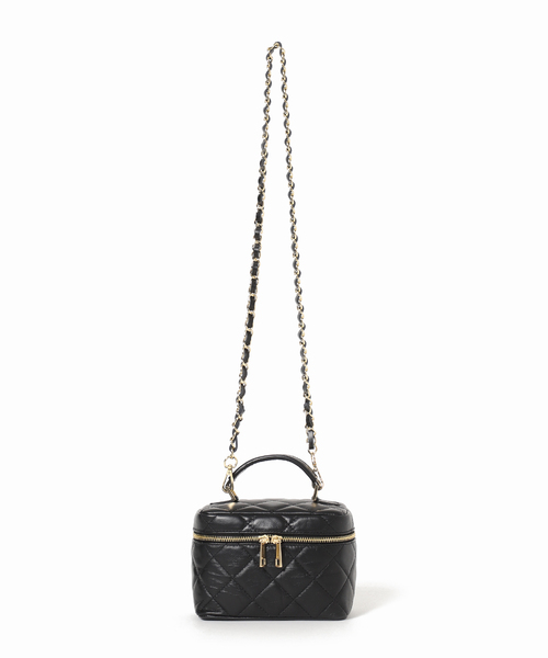 U by SPICK&SPAN(ユーバイスピックアンドスパン)の「【AULENTTI/オウレンティ】キルティングバニティBAG(ショルダーバッグ・レディース・ブラック・FREE)」の20枚目の写真