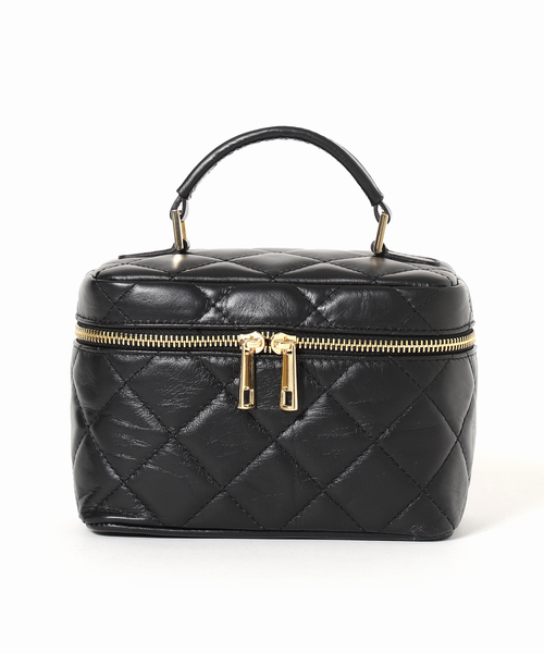U by SPICK&SPAN(ユーバイスピックアンドスパン)の「【AULENTTI/オウレンティ】キルティングバニティBAG(ショルダーバッグ・レディース・ブラック・FREE)」の21枚目の写真