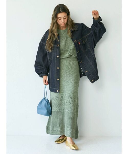 Ungrid（アングリッド）の「ショルダー巾着カラーバッグ（ハンドバッグ・レディース・ブラック/オレンジ/グリーン/ブルー・FREE）」の9枚目の写真