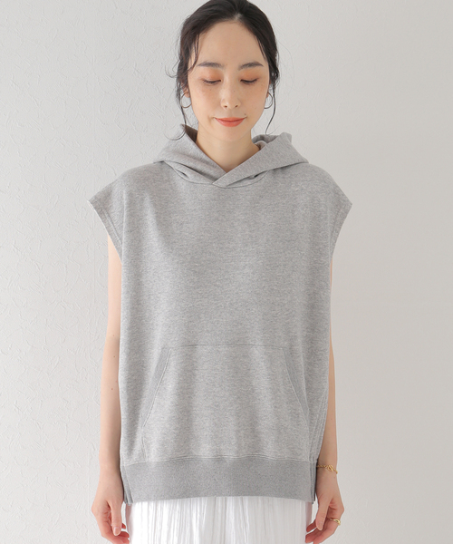 plage(プラージュ)の「【THYARD/スヤード】 SP SIDE ZIP フーディー(Tシャツ/カットソー・レディース・グレー/ホワイト系その他・FREE)」の20枚目の写真