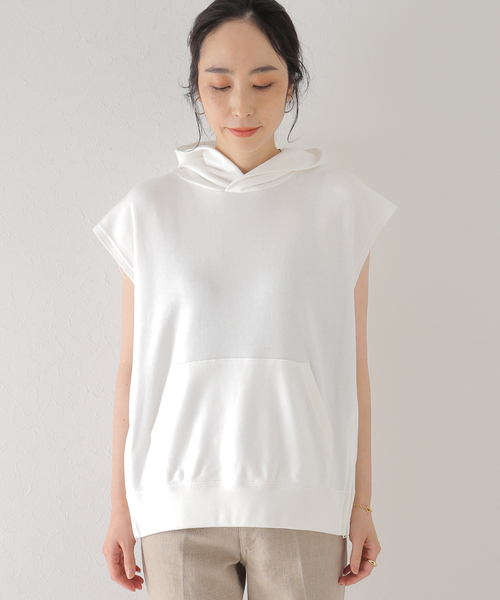 plage(プラージュ)の「【THYARD/スヤード】 SP SIDE ZIP フーディー(Tシャツ/カットソー・レディース・グレー/ホワイト系その他・FREE)」の22枚目の写真