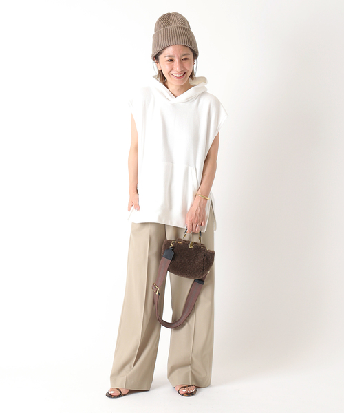 【新品タグ付】Plage プラージュ ボア パーカー トップス brown BOAパーカー（パーカー）｜Plage（プラージュ）の通販