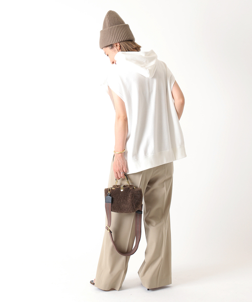 【新品タグ付】Plage プラージュ ボア パーカー トップス brown BOAパーカー（パーカー）｜Plage（プラージュ）の通販
