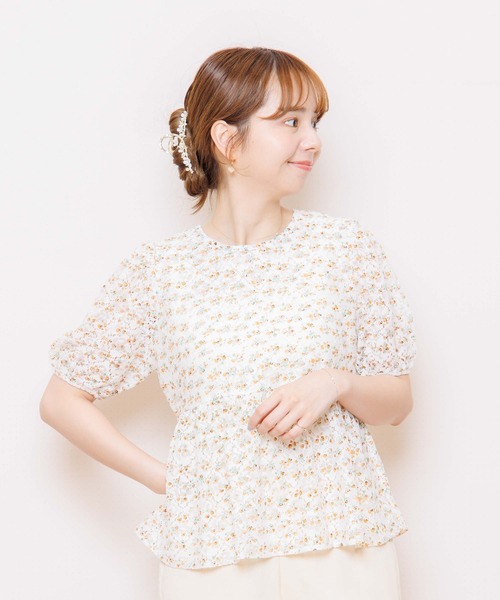 flower(フラワー)の「シャイニーガーデンクリップ(バレッタ/ヘアクリップ・レディース・ゴールド・FREE)」の3枚目の写真