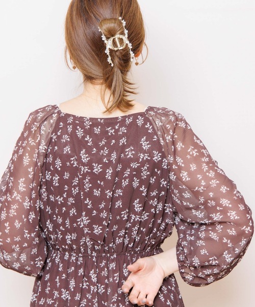 flower(フラワー)の「シャイニーガーデンクリップ(バレッタ/ヘアクリップ・レディース・ゴールド・FREE)」の8枚目の写真