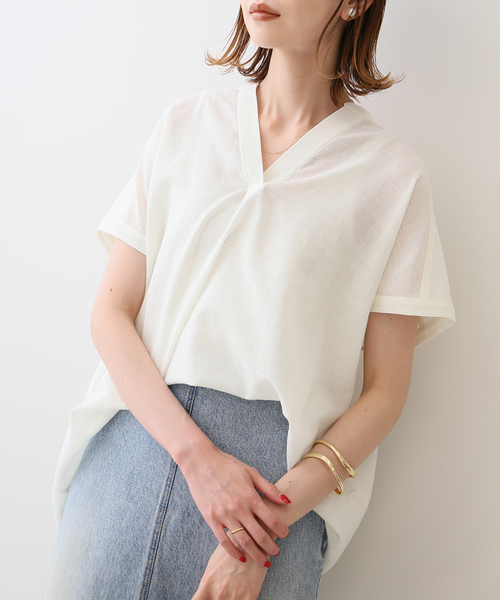 SLOBE IENA（スローブイエナ）の「《予約》リネン混スキッパー
