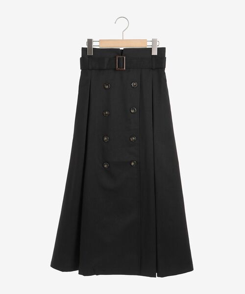 MAJESTIC LEGON（マジェスティックレゴン）の「Ladyトレンチスカート（スカート・レディース・ベージュ/ブラック・MEDIUM）」の10枚目の写真