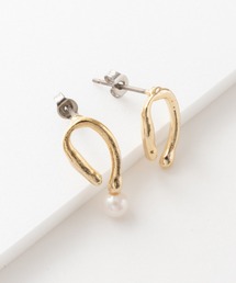 【日本製】 アシンメトリーパールピアス  TRULY