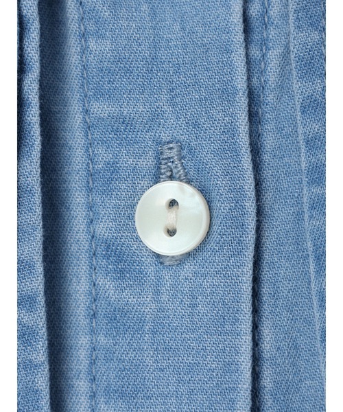 earth music&ecology(アースミュージックアンドエコロジー)の「ラッフルカラーブラウス(シャツ/ブラウス・レディース・チャコールグレー/インディゴブルー・FREE)」の19枚目の写真