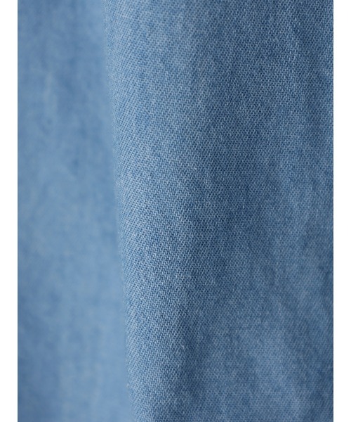 earth music&ecology(アースミュージックアンドエコロジー)の「ラッフルカラーブラウス(シャツ/ブラウス・レディース・チャコールグレー/インディゴブルー・FREE)」の20枚目の写真