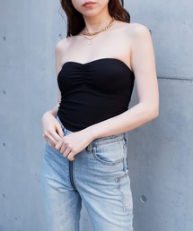 SPIRALGIRL | 【盛れる】リブベアトップ(チューブトップ)