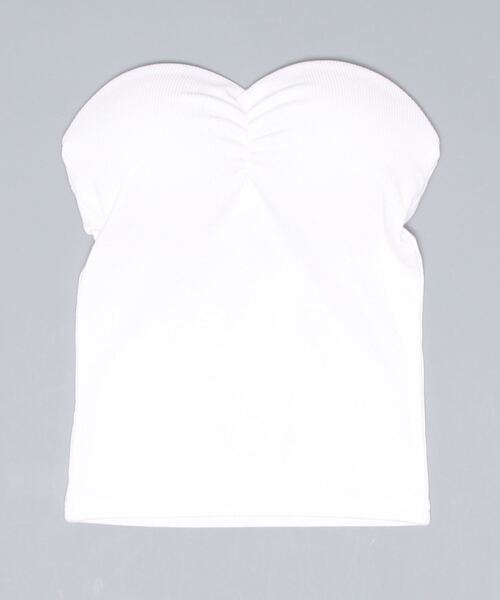 盛れる】リブベアトップ（チューブトップ）｜SPIRALGIRL（スパイラル