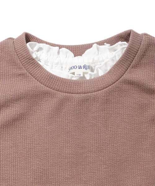 SHOO・LA・RUE(シューラルー)の「【100-140cm/2点セット】ベスト+フリル衿ワンピセット(ワンピース・キッズ・ブラウン系その他/ブラック・13/14/10/11/12)」の5枚目の写真