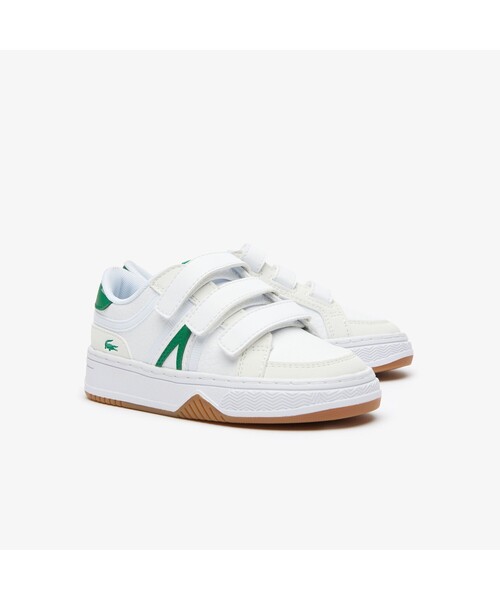 LACOSTE(ラコステ)の「キッズL001 222 1 SUI(スニーカー・キッズ・ホワイト×グリーン/ブラック×ホワイト・15.5cm/15.0cm/13.5cm)」の3枚目の写真
