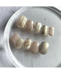 tone（トーン）の「【minnail-Petite fleur-】ネイルチップ(MA)（ネイルシール/ネイルチップ）」