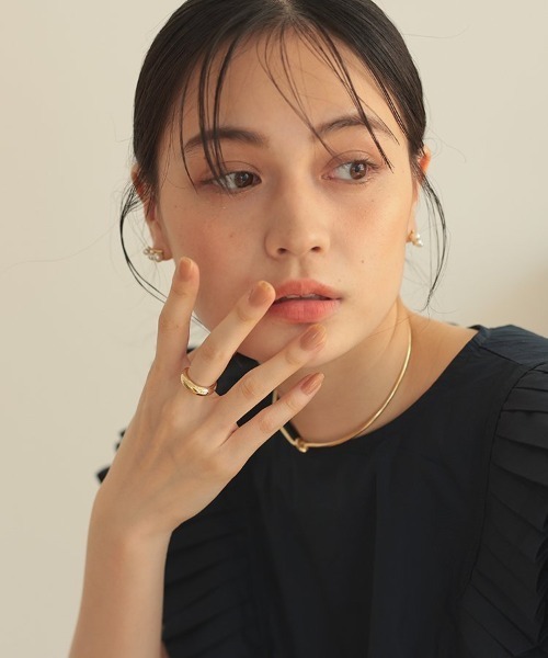 at.(アット)の「【at.】ぷっくりリング(リング・レディース・ゴールド/シルバー・11)」の2枚目の写真