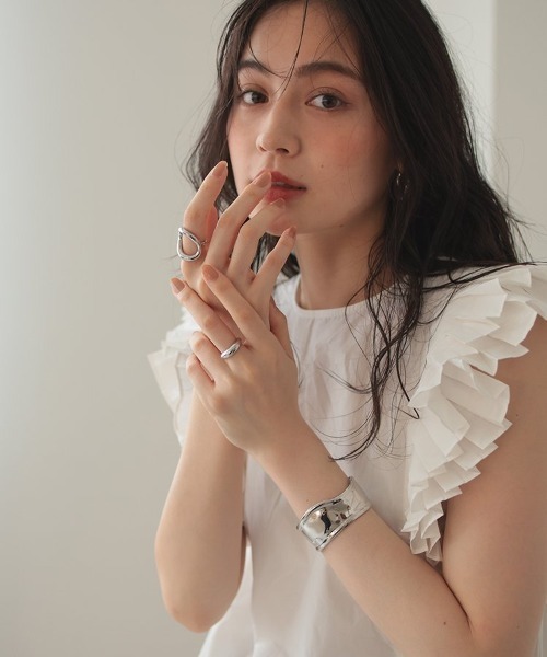 at.(アット)の「【at.】ぷっくりリング(リング・レディース・ゴールド/シルバー・11)」の3枚目の写真